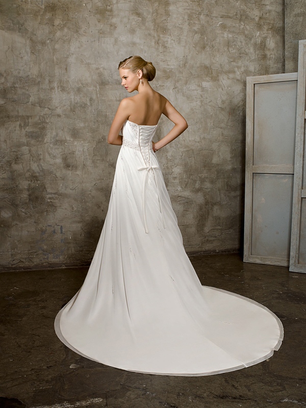 A-Line with Empire Waistline Dream and Elegant Wedding Dress