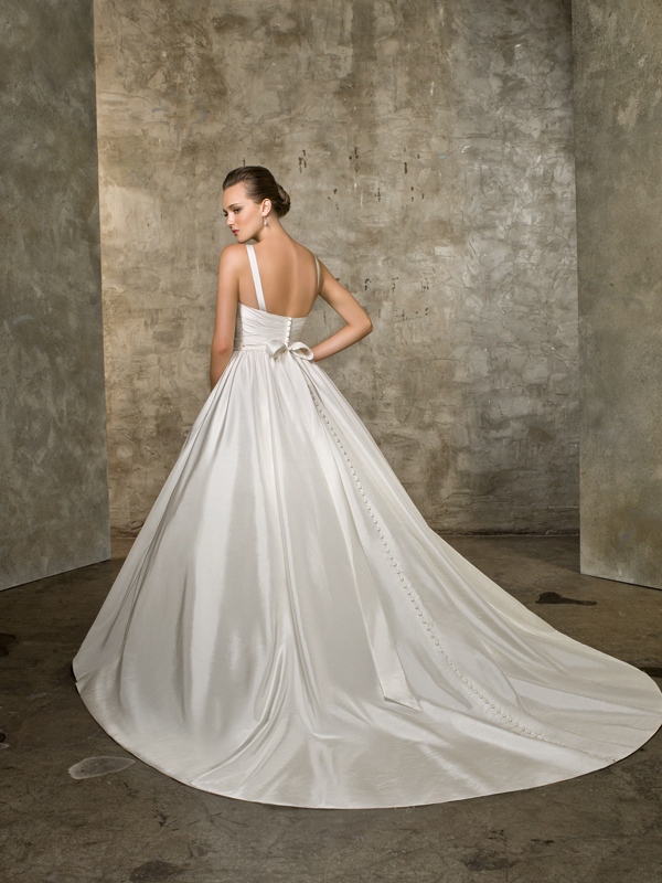 A-Line with Mystical Neckline Perfect Wedding Dress