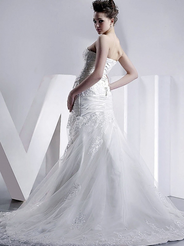 A-Line With So Sexy Design Wedding Dress