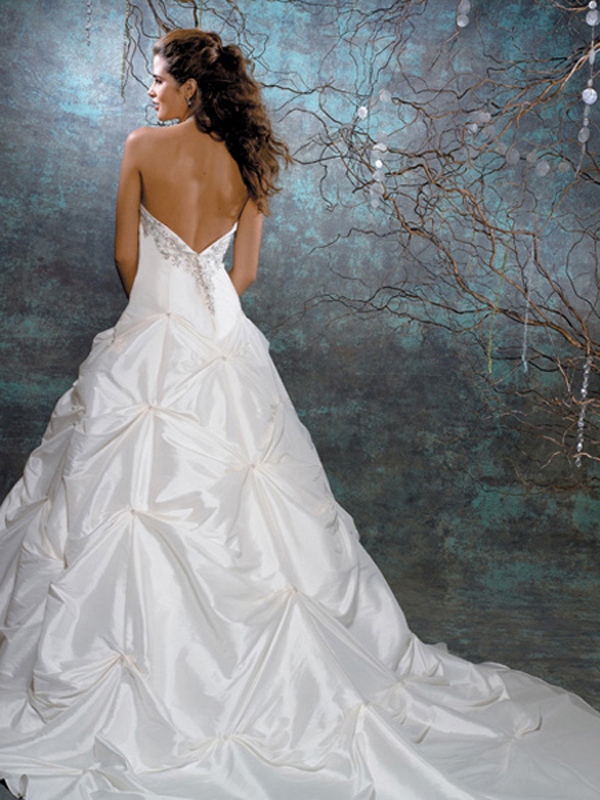 Изысканные Холтер тафты бальное платье свадебное платье