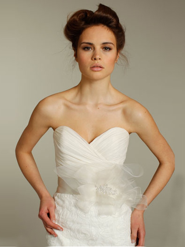 Белые вышитые Кружева труба свадебное платье платье