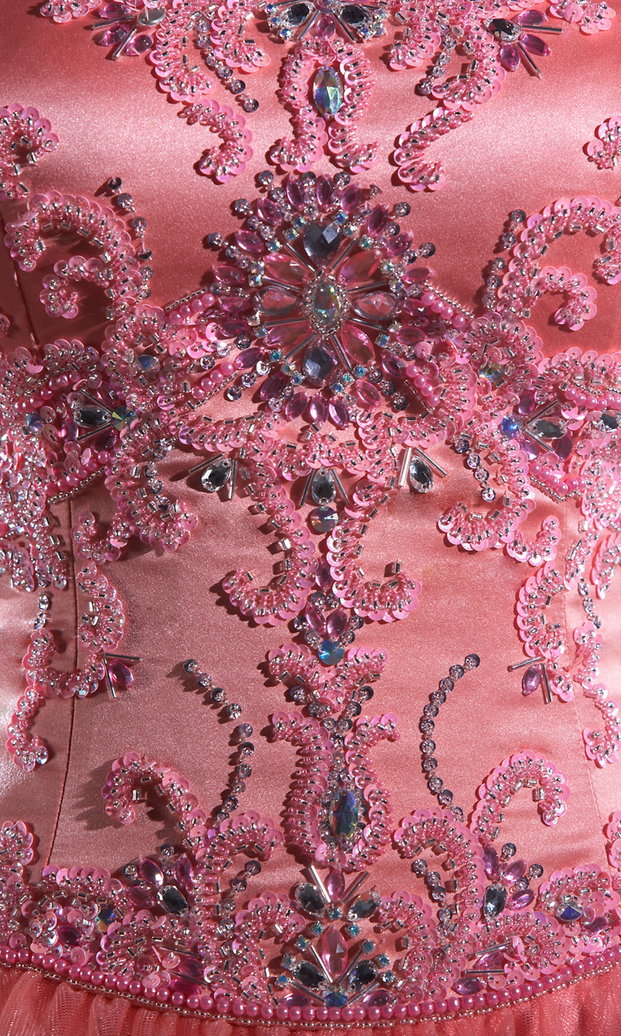 Strapless Haut rosa Taft und Tüll Ballkleid Quinceanera Kleid zu verkaufen