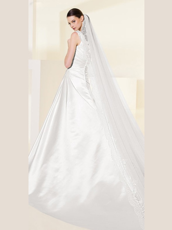 A-Line Silhouette Suited for Different Ceremony Wedding Dress
