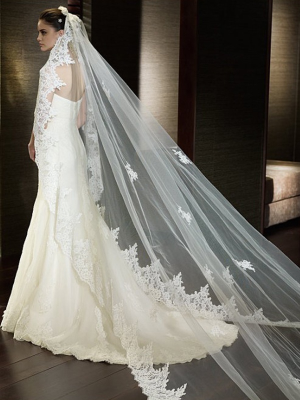 New 2011 Strapless Ausschnitt in Kapelle Zug Lace Wedding Dress