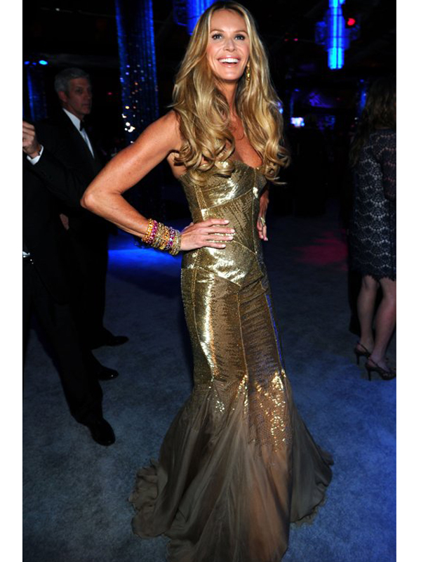 Atemberaubende Mermaid Abendkleid mit Pailletten Gold-