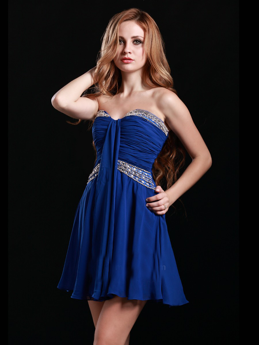 Off-Shoulder Stain Homecoming Dress with Sequins