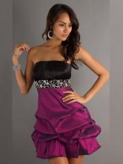 Prom Or Your Next Special Occasion Party In This Alluring Short Strapless Dress With Trendy Bubble Skirt