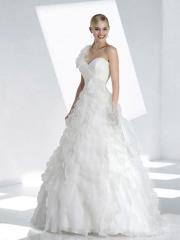 A-Line Wedding Dresses without Sleeves