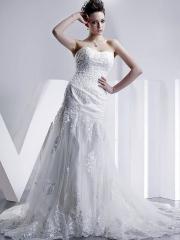 A-Line With So Sexy Design Wedding Dress