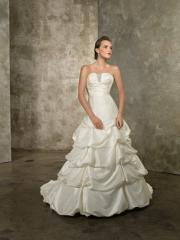 A-Line with So Simple Embellishments Elegant Wedding Dress
