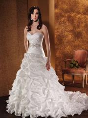 Amazing Mermaid Sweetheart Taffeta Wedding Dress