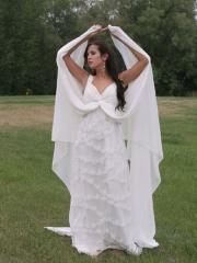 Amazing Sweetheart Chiffon Empire Maternity Wedding Dress