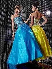 Ball Gown Silhouette Strapless Sequined Embellishment Full Length Quinceanera Dresses