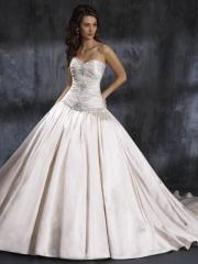 Ball Gown Silhouette with Beading Decoration Cute and Petite Wedding Dress