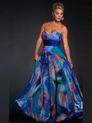 Breathtaking Sweetheart Floor Length Evening Dress of Dark Royal Blue Satin Sash at Waist