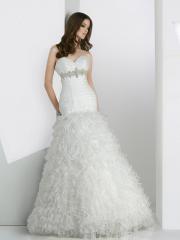 Classic And Chic with Sweetheart Neckline Wedding Dress