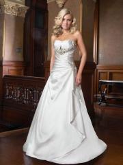 Elegant Pure in Ivory Color A-Line Wedding Dress
