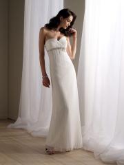 Elegant Strapless Sweetheart Sheath Wedding Dress