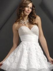 Enchanting Sweetheart White Satin and Tulle Tea-Length Junior Bridesmaid Dresses