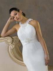 Fabulous Chiffon Scoop A-Line Wedding Dress