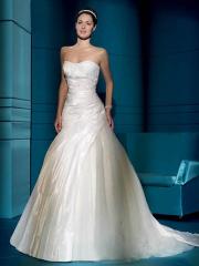 Fantasy Strapless Satin Gown in Princess Silhouette