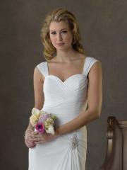 Fashionable Chiffon Sweetheart A-Line Wedding Dress