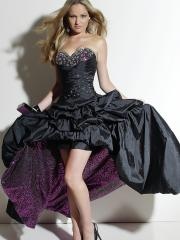 Gorgeous Sweetheart Black Sheath Silky Taffeta and Asymmetrical Hem Celebrity Outwear