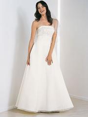 Hot Seller Floor Length Gown with Matching Veil