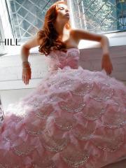 Marvelous Strapless Pink Beaded Tulle Floor Length Ball Gown Quinceanera Dress 2012