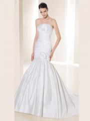 Mermaid Strapless Neckline New 2011 Luxurious Wedding Dress