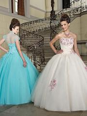 Miraculous Best Seller Strapless Floor Length Ball Gown Quinceanera Dress with Embroidery