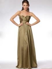 Off-Shoulder Pleated Floor-Length Prom Dress