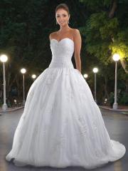 Organza Ball Gown with Strapless Sweetheart Neckline Beautiful Embroidery And Beading On Bodice And Skirt Dresses