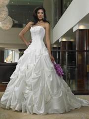 Princess Pick-Up Skirt and White Taffeta Bridal Garment