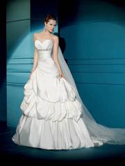 Ravishing Sweetheart Pick-Up Skirt Beaded Bodice Gown