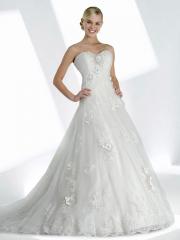 Real A-Line Elegant Wedding Dress