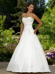 Reputable A-Line Gown for Garden Wedding Occasion