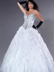 Romantic Ball Gown Charming Embroidery and Ruffle Embellishments Quinceanera Dresses