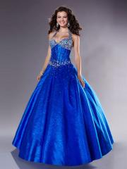 Royal Blue Halter Neckline Gorgeous Beading and Sequins Quinceanera Dresses