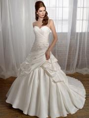 So Gorgeous with Embroidery on Waistline Elegant Wedding Dress