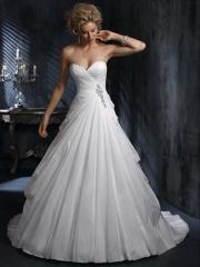 Splendid Taffeta Strapless Sweetheart A-Line Wedding Dress