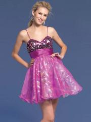 Sumptuous Sequined Bodice Spaghetti Straps Sweetheart Neckline Colorized Prom Dresses