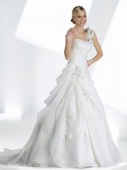 Sweet and Elegant A-Line Wedding Dress