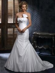 Taffeta Strapless A-Line Wedding Dress