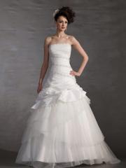 The Traditional Taffeta And Tulle Ball Gown Wedding Dresses