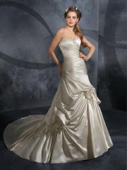 Timeless Satin Strapless Sweetheart A-Line Wedding Dress