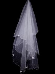 Twinkling Princess Tulle Veil with Bow ties