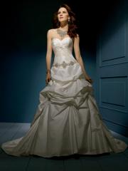 Unequalled Sweetheart Taffeta Gown of Pick-Up for Styling 2011
