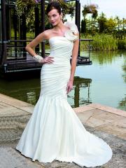 Victoria Toned Taffeta Mermaid Wedding Dress